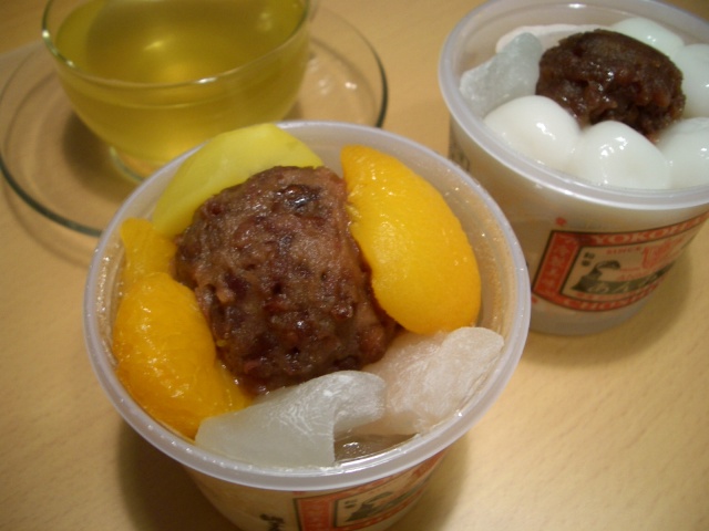 赤肉メロンの白玉あんみつ（※イメージ）
