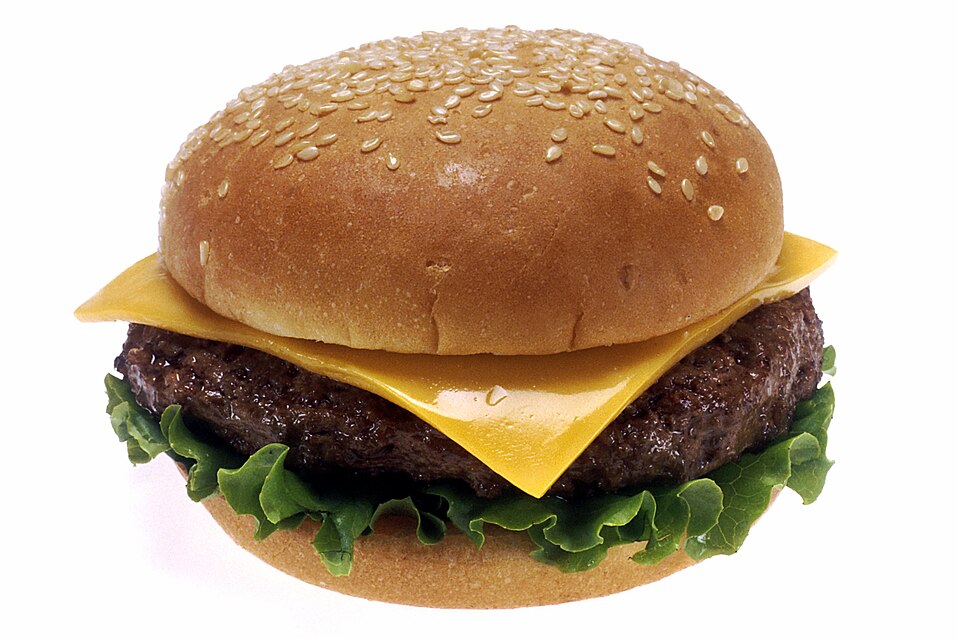 Jack cheeseburger with smoked bacon onion pepper sauce, fries（※イメージ）