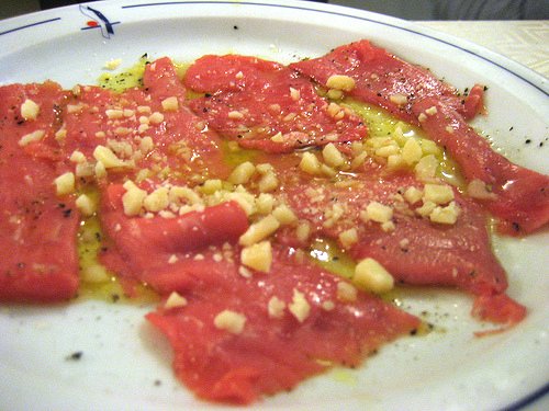 焼津マグロの生ハムカルパッチョ仕立て（※イメージ）