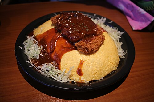 特製ケチャップのオムライス& 唐揚げ（※イメージ）