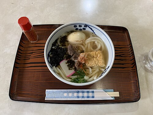 明太かき玉うどん（※イメージ）