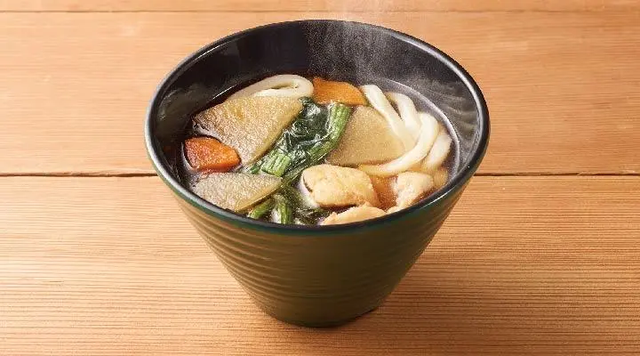 ちいさな鶏野菜うどん