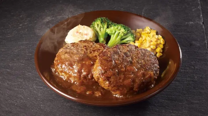 アンガスビーフ100％ステーキハンバーグダブル和風オニオンソース