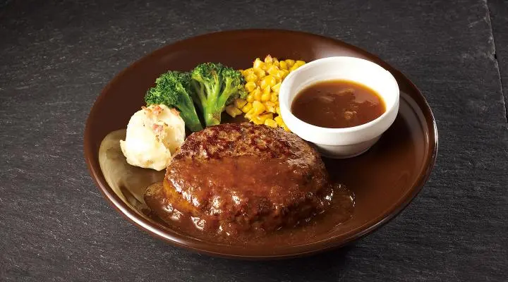 アンガスビーフ100％ステーキハンバーグ和風オニオンソース