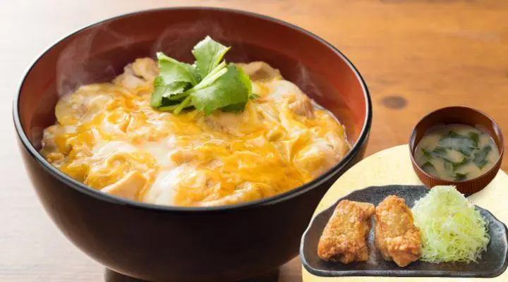 親子丼＆から揚げ・味噌汁セット