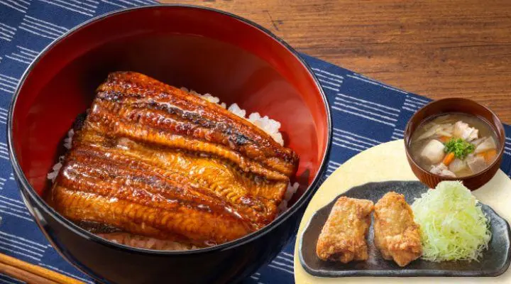 うな丼＆から揚げ・とん汁セット