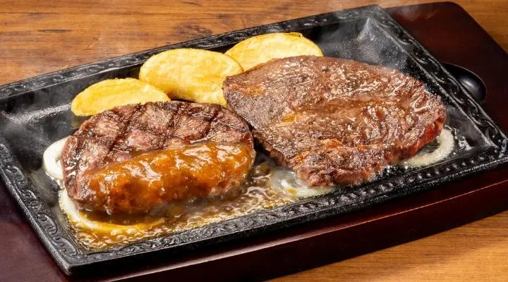 みすじステーキ(約100g)＆肩ロースステーキ(約120g)