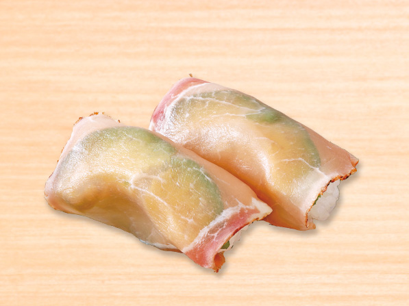 フレッシュアボカドの炙り生ハム包み