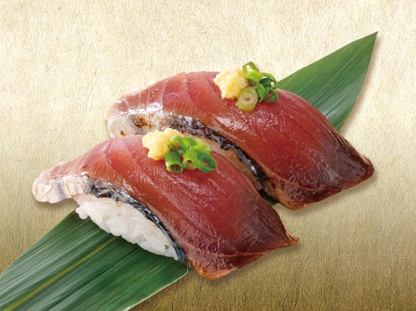「焼津産」かつおのたたき握り