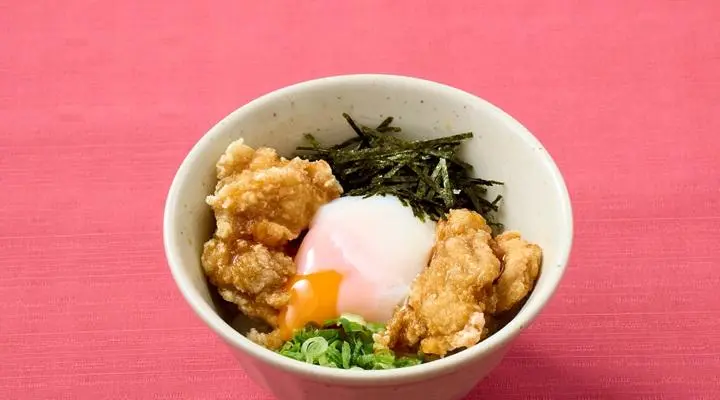 小鶏竜田てりたま丼