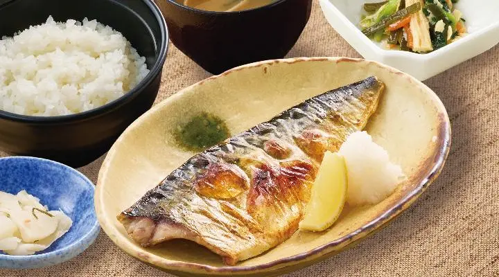 国産さば塩焼き定食