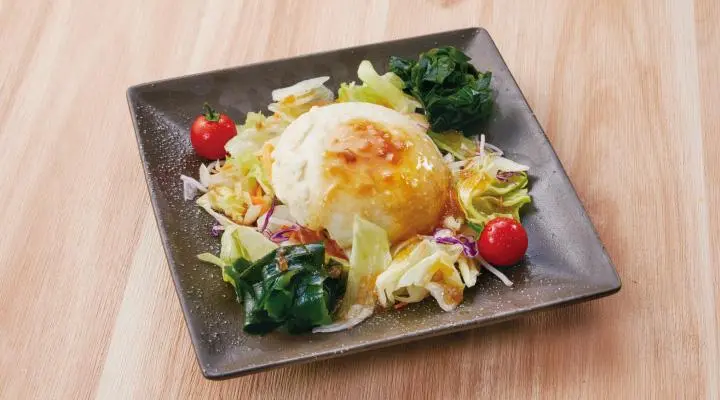 豆富のサラダ（玉ねぎ醤油ドレッシング）