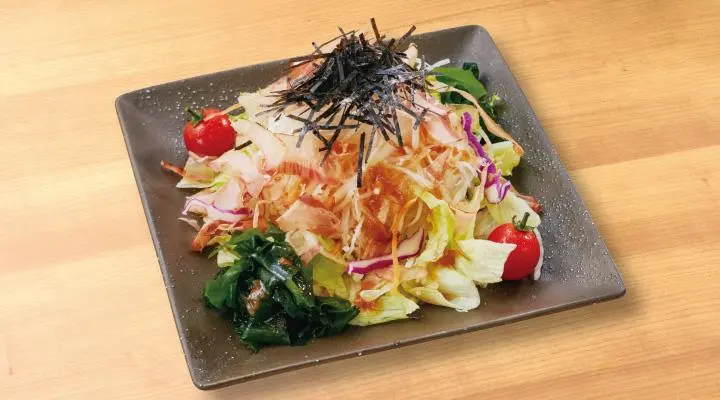 大根パリパリサラダ（玉ねぎ醤油ドレッシング）