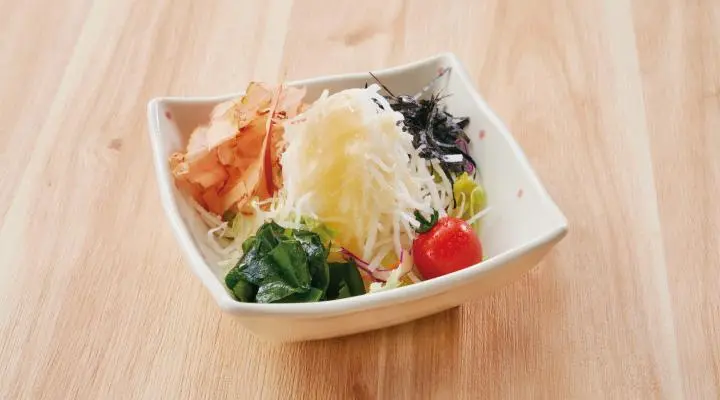 ミニ大根サラダ（味噌ドレッシング）