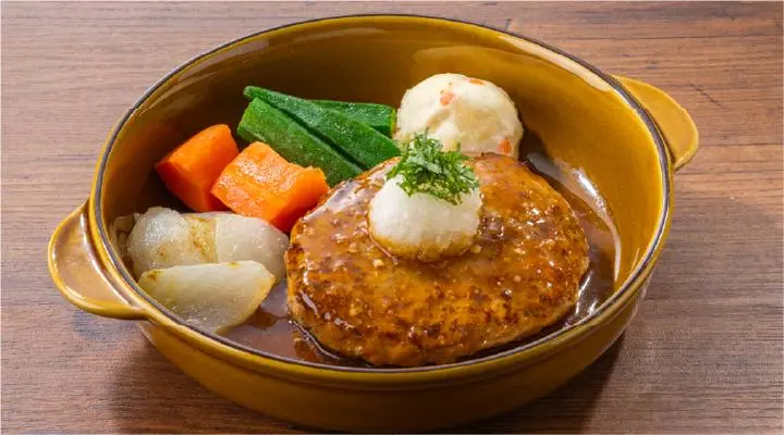 （単品）ジューシー大葉おろしハンバーグ塩麹醤油ソース