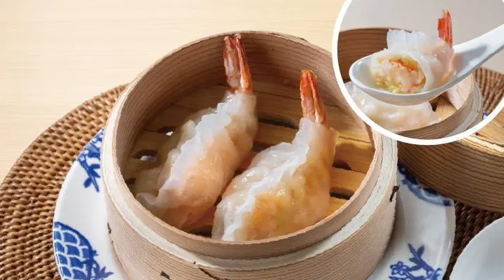 「沈さんの」まるごと海老蒸し餃子（2コ）