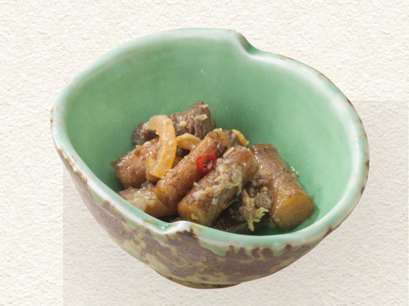 丸ごぼうの甘辛煮