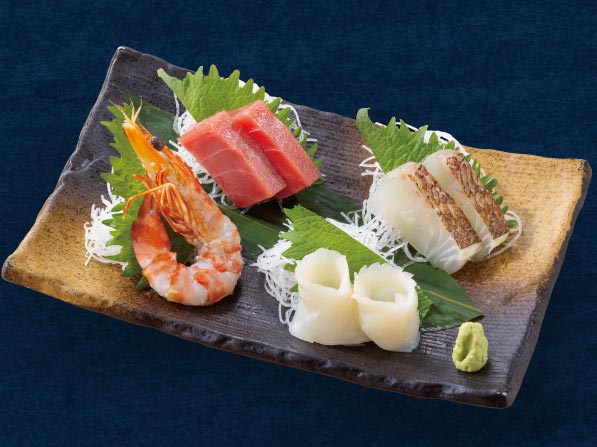 刺身四種盛り合わせ