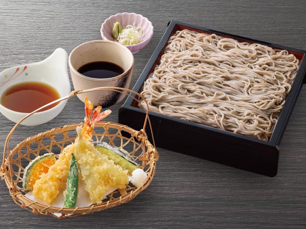 海老天せいろそば［冷］